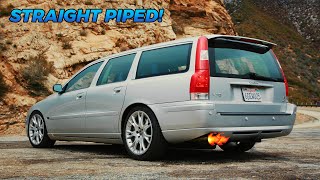 Straight Piping My Volvo V70R Made it Sound like a V10 [upl. by Nicoli985]