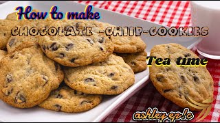 How to make chocolate chip cookies  the best cookies ive ever had  Ashley Epc [upl. by Alexio]