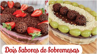 2 SABORES DE SOBREMESAS PARA O NATAL SUPER FÁCEIS DE FAZER [upl. by Beatrisa332]