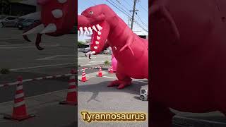 Dinosaur shooting game event production  Tyrannosaurus Inflatable  恐竜シューティング ティラノサウルス Dinosaur [upl. by Garvin513]