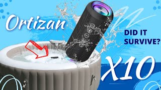 Ortizan x10 Portable Bluetooth Speaker Review [upl. by Carri]