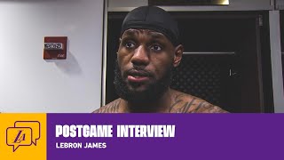 Lakers Postgame LeBron James 101619  Lakers [upl. by Terencio]