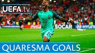 Ricardo Quaresma  5 great goals  Besiktas Porto Portugal [upl. by Alsworth]