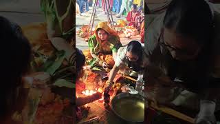 Chhath Ghat Jhulelal Vatika Lucknow ke sabse Bada Chhath pujashorts [upl. by Yffat]