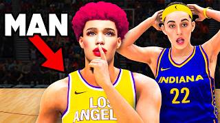 I Snuck My MyPlayer in the WNBA [upl. by Anawk]