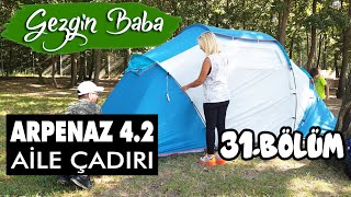 Quechua Arpenaz Family 42 Çadır Kurulumu  Quechua 4 Kişilik Çadır Kurulum  Gezgin Baba  31Bölüm [upl. by Sedaiuqlem607]