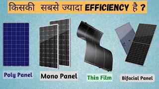 Solar Panels For Home  Types Of Solar Panel  Solar Panel  Polycrystalline Monocrystalline [upl. by Aklog592]