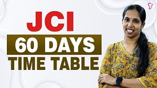 JCI 60 DAYS TIME TABLE  JCI EXAM  JCI SYLLABUS [upl. by Winnie]