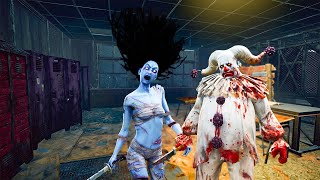 Clown amp Spirit Killer Gameplay  Dead by Daylight No Commentary [upl. by Rita]