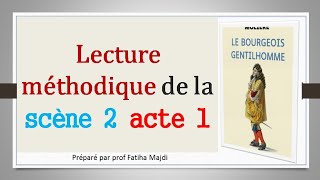 lecture méthodique de la scène 2 acte 1 quotle bourgeois gentilhommequot Molière [upl. by Yeung890]