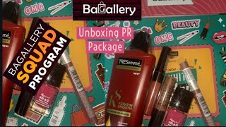 Bagallery PR Package Unboxing  Bagallery Squad Program [upl. by Atsocal]