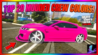 The Top 20 Best Modded Crew Colors In GTA 5 Online Bright ColorsSecret Neon amp More [upl. by Nedaj]