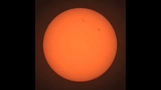 Sol en vivo con Seestar S50 Simulacro eclipse [upl. by Esilahs640]