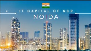 Noida City Growing it hub in Delhi NCR  4k Drone view  Main Tera Deewana  New version song [upl. by Eissed]