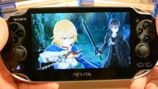 Sword Art Online Hollow Fragment  PS Vita Gameplay EnglishAsian Version [upl. by Herzig]