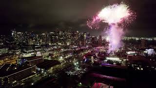 Highlights New Years 2023 Fireworks at Space Needle  Seattle WA [upl. by Noek]