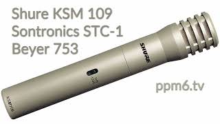 Seldom Heard Shure KSM109 v Sontronics STC1 v Beyer M753 C S Lewis 17th of January Daily Reading [upl. by Tonye]