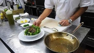 PanSeared Foie Gras on Spinach Salad  Wholesome Flavors [upl. by Notnerb]