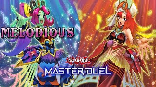 Melodious All New Supports Deck Profile amp Gameplay Yu Gi Oh Master Duel Season 35 [upl. by Annasiul]