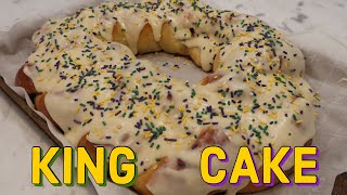 The BEST King Cake You Can Make At Home  New Orleans Recipe [upl. by Ecille]