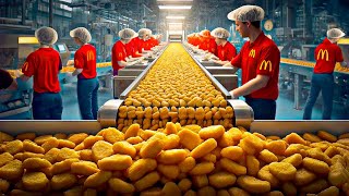 How Are McDonalds Chicken Nuggets Made  Inside The Factory [upl. by Nanyt]