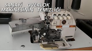 OVERLOK MAKİNESİ NASIL TEMİZLENİR [upl. by Rupert]