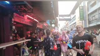 pattaya new year in 2024 songkran THAILAND THAILAND  waterplay [upl. by Jasik198]