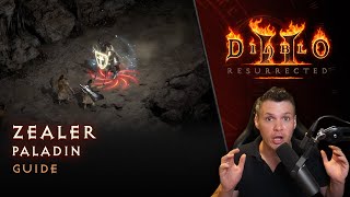 Diablo II Resurrected  Zealer Paladin Guide [upl. by Leirrad125]