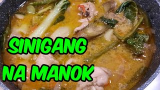 how to cook sinigang na manok sinigang na manokpanlasang pinoy [upl. by Ysac]