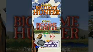 Cabelas Big Game Hunter Nintendo Game Boy Advance biggamehunter gameboyadvance huntinggames [upl. by Oliana]