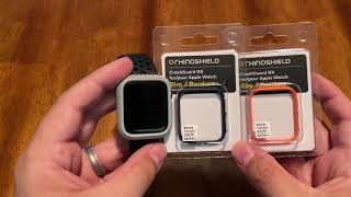 Review of rhinoshield CrashGuard NX for Apple Watch apple [upl. by Doll]