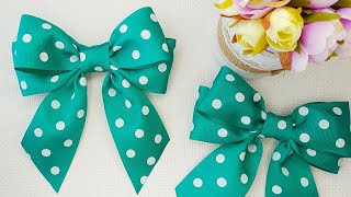 🎀How to make boutique hair bows  Hair bow holder  How to make hair bows for girls  🎀  4 [upl. by Leahcym921]