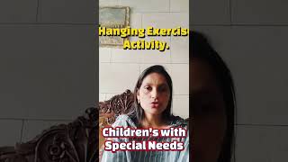 Hanging exercises for hyperactive child  child care therapy shortsactivity [upl. by Candless]