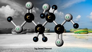 Malic Acid 3D Molecule Animation [upl. by Dnilazor347]