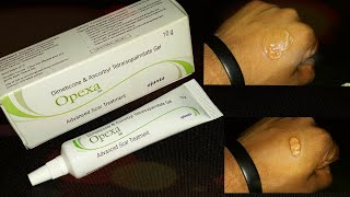 Opexa Gel For Scars Treatment सिर्फ 7 दिनों में त्वचा के किसी भी दाग धब्बो को मिटाये [upl. by Yelrebma897]