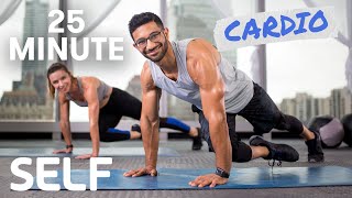 25 Minute Full Body Cardio Workout  No Equipment With WarmUp and CoolDown  SELF [upl. by Arron]