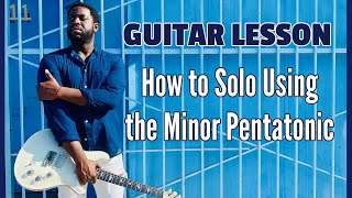 RampB Guitar Live Teaching  How to Solo Using the Minor Pentatonic Scale [upl. by Bagger]