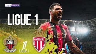 Nice vs AS Monaco  Ligue 1 HIGHLIGHTS  102724  beIN SPORTS USA [upl. by Birkett]