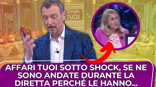 🔵 quotSe ne sono andatequot Choc ad Affari Tuoi Anna e Agnese lasciano lo studio il motivo è d [upl. by Joao]