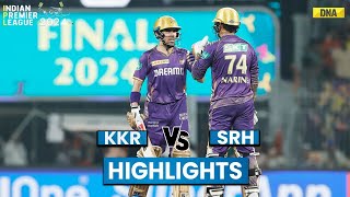 KKR Vs SRH Highlights Kolkata Knight Riders Beat SRH Become IPL 2024 Champions I IPL 2024 Final [upl. by Hcurob]