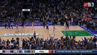 Luka Doncic late buzzerbeater NOT IN TIME as Mavericks 6 lose ATS 😦 [upl. by Barri203]