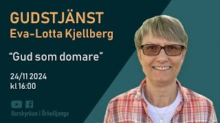 EvaLotta Kjellberg  Gud som domare  Korskyrkan Örkelljunga [upl. by Gusella]