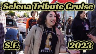 Selena Tribute Cruise 2023 Brought to you by The San Francisco Lowrider Council [upl. by Nohpets]