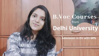 BVoc Courses Delhi University Introductory videoDU [upl. by Ailedamla]