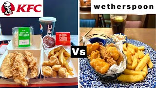 KFC vs Wetherspoons  Is it now time to switch [upl. by Odnomor731]