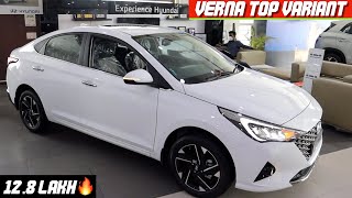 Hyundai Verna 2023 Top Model  Walkaround Review with On Road Price  Verna SX O 2023 [upl. by Finzer]