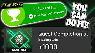 12 Fast amp Easy XBOX Game Pass Achievements [upl. by Haynes]