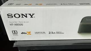 Unboxing Sony HTX8500 Soundbar [upl. by Applegate499]