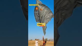 Big Kite Kite Flying Kite Trick⭐️ kite kites kiteflying patang shorts [upl. by Shem791]