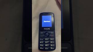 Philips Xenium E2101 Startup and Shutdown ringtone smartphone nostalgia [upl. by Yerdua]